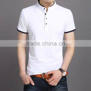 zm40288b wholesale high quality fancy men's cotton summer short sleeve shirts