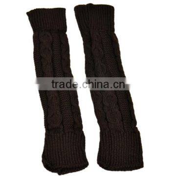 Women Arm Warmer Knitting Wool Long Cool Fingerless Gloves7869 photo-3