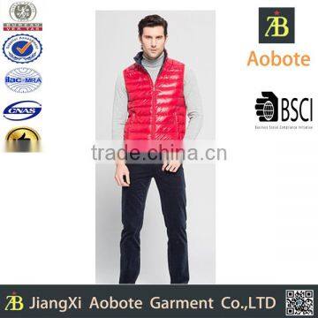 2015 New Fashion Customized Outdoor Slim Light Men Down Vest,Winter Coat