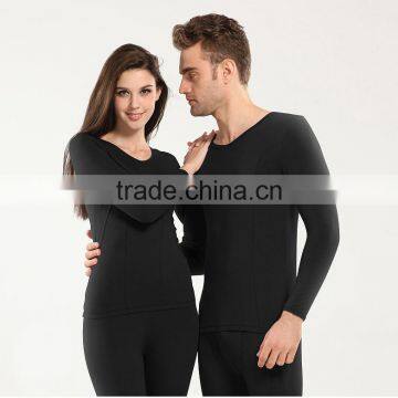 Custom Wholesale Comfortable Plain Couple Thermal Thin Pajamas