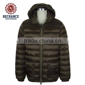 M2028 Latest Style Factory Wholesale Mens Down Parka Jackets Hoody