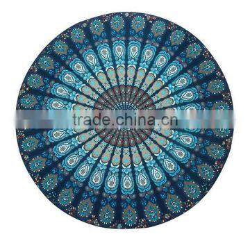 Round Beach Towels Printed Mandala Mat Blanket 147*147