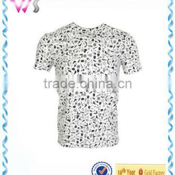 Mens Slim Polo Full Print 100% polyester t-shirt