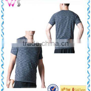 100% cotton casual man yoga shirt Top Quality Dry Fit Men's T-shirts for yoga