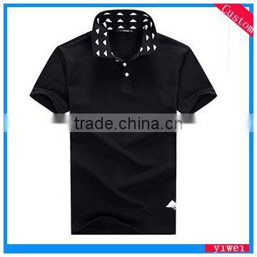 Wholesale fishing shirts black polo shirts design