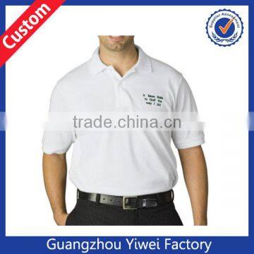 Varsity 100%polo T-shirt Custom Golf Shirt Polo Tshirt