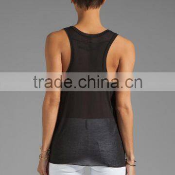 Viscose Pocket Racer Tank photo-2