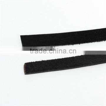 String Materials 2 Yards 6mm Black Cowhide Leather Jewelry Cord Rope photo-2