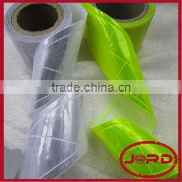 Clear Reflective Tape ,Lattice shape PVC reflective tape for safety vest,reflective tape for clothing