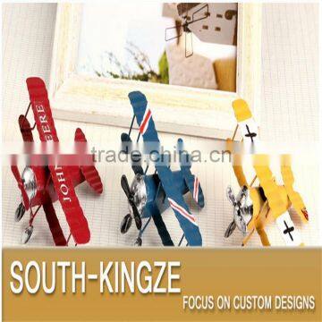Vintage Decoration Iron Metal Airplane Display Model photo-6