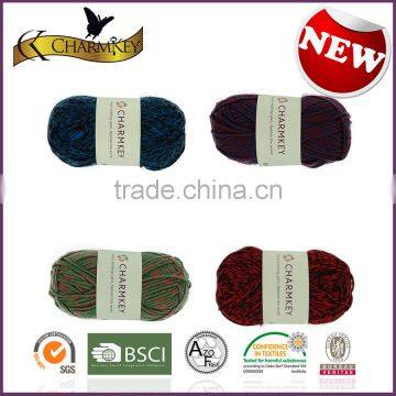Charmkey Color Dyed Spinning Yarn Soft Acrylic Knitting Yarn Wholesale for Baby Hat photo-6