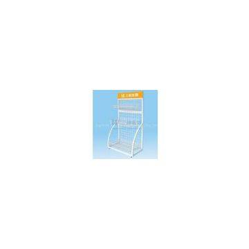 Electroplated Steel Back Nets Exhibit Display Stands for Grocery Store