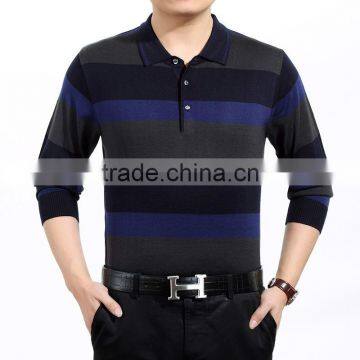 High Quality Wholesale Knited Wool Fabric Polo Shirt For Men