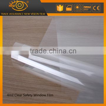 Anti glare security film for glass one way vision safety car window tint film