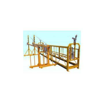 Customized 9M Adjustable Steel Yellow Powered Suspended Platform Cradle Scaffold Systems