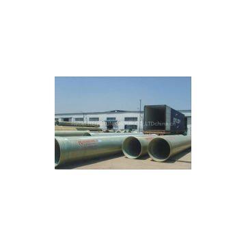 frp grp gre rtr pipe, high pressure filament winding underground pultruded frp pipe