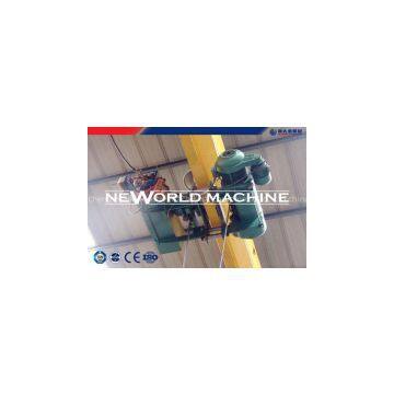 Small Portable electric hoist wire rope pulley hoist with ISO9001 , BV Certification