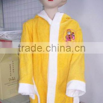 child bathrobe , bath shirt