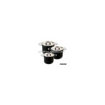 24CM Hard Anodized Aluminum Non-stick Deep Sauce Pot-WB24