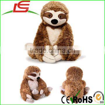 EN71 Sitting Brown Smiling Stuffed Plush Toy Sloth Koala