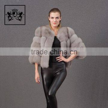 Good Soft Colorful Vest Sleeveless Fox Fur Coat Winter Woman Clothes photo-3