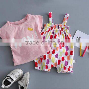 Summer Girls Baby Floral Romper Clothes Newborn Baby Printed Jumpsuit photo-4