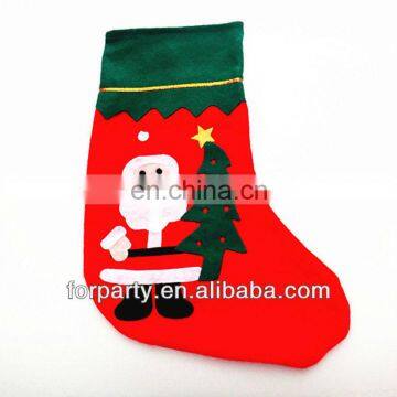 CGS129-3 Christmas santa claus stocking