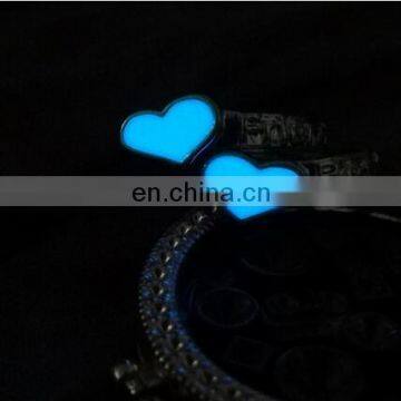 Best Frineds Heart Silver Glow in the Dark Jewelry Ring New photo-5