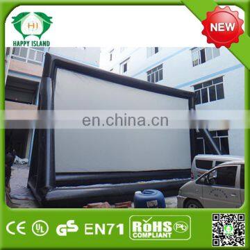 Hot Selling outdoor commercial inflatable projector cinema screen, giant inflatable movie,advertising inflatable air screen