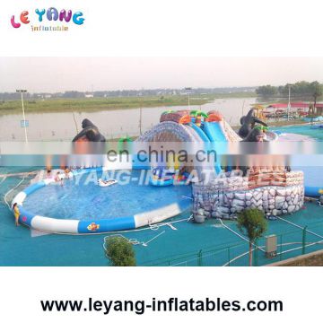 Gorilla Theme water park giant inflatable pool water slide for kids and adults