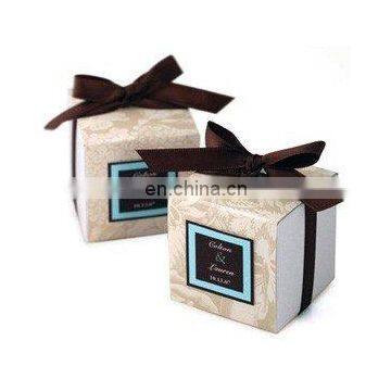 Tropical Brown Elegance Favor Boxes