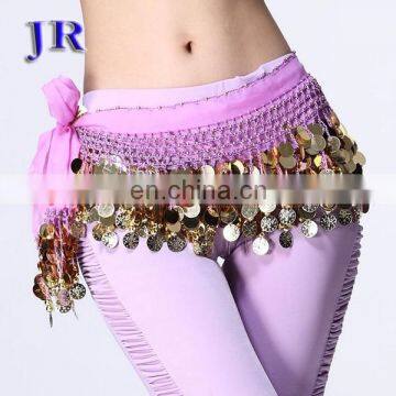 Cheap sequins tassel belly dance hip scarf Y-2010#