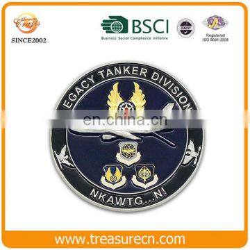 Cheap custom made 3D gold plating soft enamel challenge coins