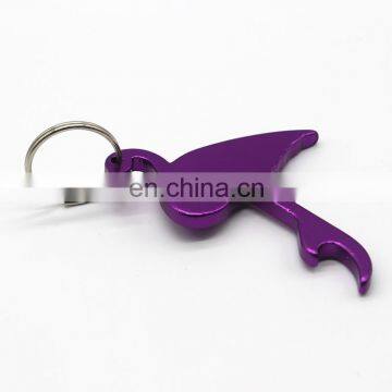 Cheap price aluminum animal shape bottle opener for wholesale