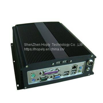 Mini-itx HTPC Case Computer Gaming Car PC Black Mini ITX Aluminum Chassis Cases With WallMount Bracket ,with dual usb