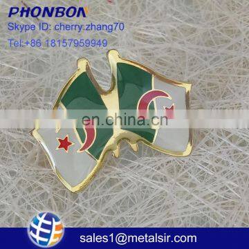 2017 new arrival OEM and ODM epoxy custom flag lapel pins badge