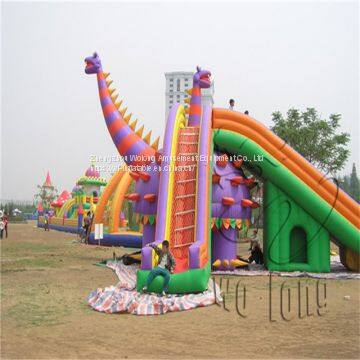 commercial outdoor giant inflatable slide, inflatable stair slide toys for kids