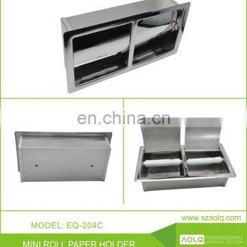 Accessory Bathroom 2 Rolls Tissue Holder Recessed Wall Mounted photo-2