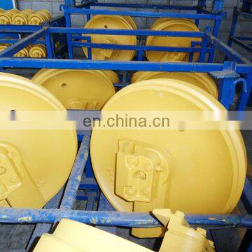 excavator forging front idler assembly, track idler for excavator PC PC200 with good quality, undercarriage parts idler rollers