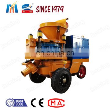 Refractory concrete dry shotcrete machine