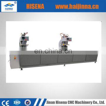 LSZW2 Upvc window door two head single surface colorized seamless welding glazed window equipment miter door machine