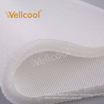 Wellcool OEM 100% polyester airflow washable mesh fabric 3d spacer 20mm for mattress