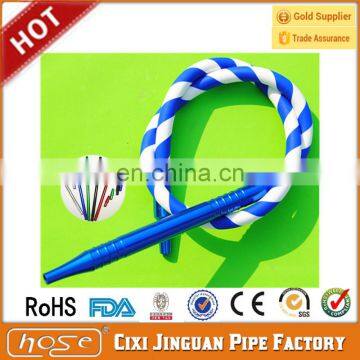 Food-grade Soft Flexible Shisha Hookah Silicone Tube, FDA silicone Shisha Hookah Hose Pipes