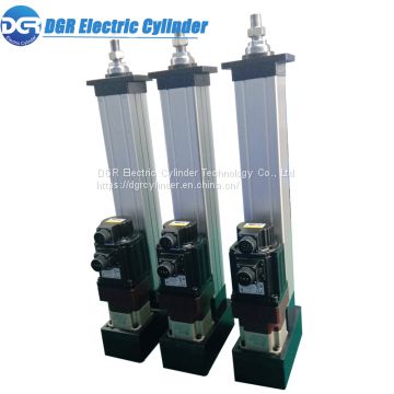 Custom Precision Servo Electric Cylinder 400mm Stroke 1 Ton Thrust 80mm / s Lift Electric Linear Actuator