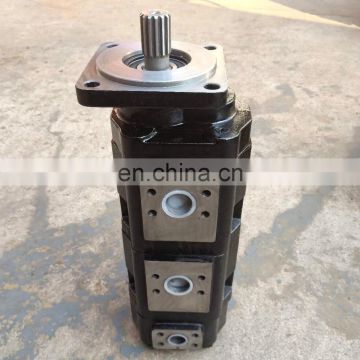 High pressure triple pump CBJHP 80/63/50 gear pumps manufacturers 25 Mpa 14 teeth good quality