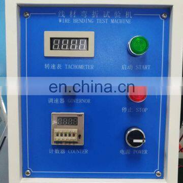 Enameled Wire Continuity Tester Angle Bending Test Machine Wire Folding Strength Tester Plug Cord Cable Bending Flexing Tester photo-4