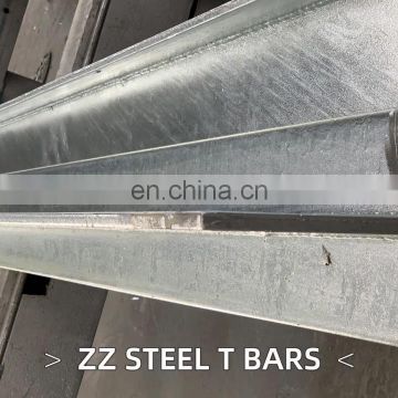 size chart of t shape m10 galvanised steel iron t bar suppliers