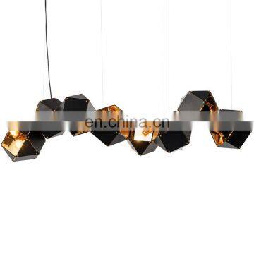 Фантастический креативный подвесной светильник в стиле ДНК из нержавеющей стали для декора кофейни и бара photo-7