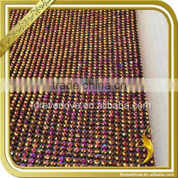 Wholesale bling bling decorative cyrstal beads sheets hotfix rhinestone shoes trims FRM-169