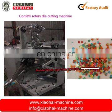 Paper Confetti Rotary Die Cutting Machine 60 M/min Production Capacity 200-500mm 80m/min 320mm 700mm 350mm Max. Workable Width